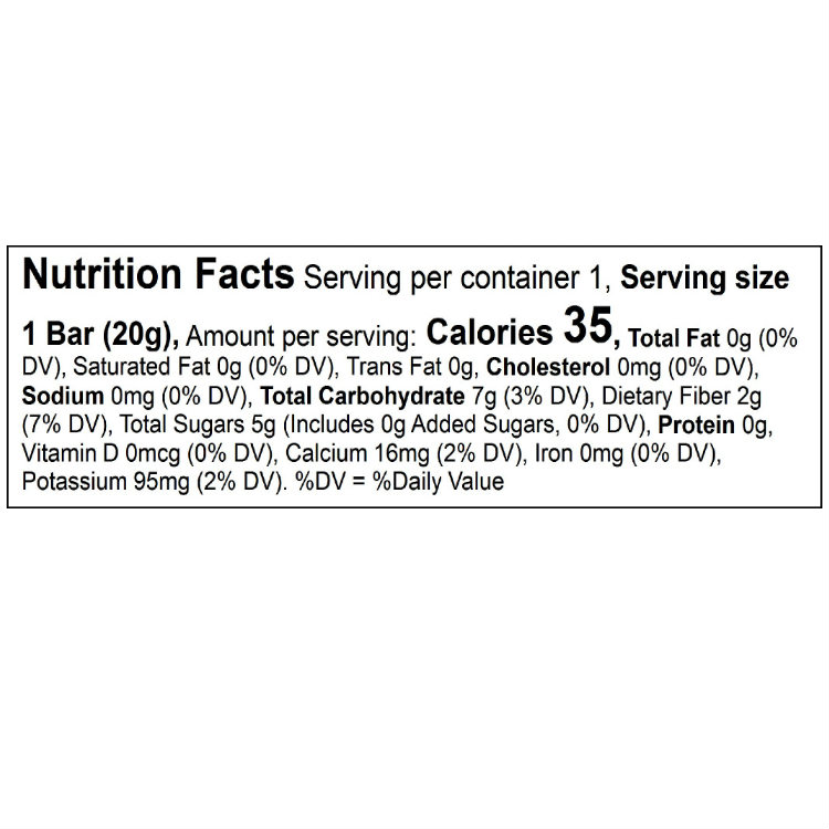 Mini Apple + Fig Nutrition