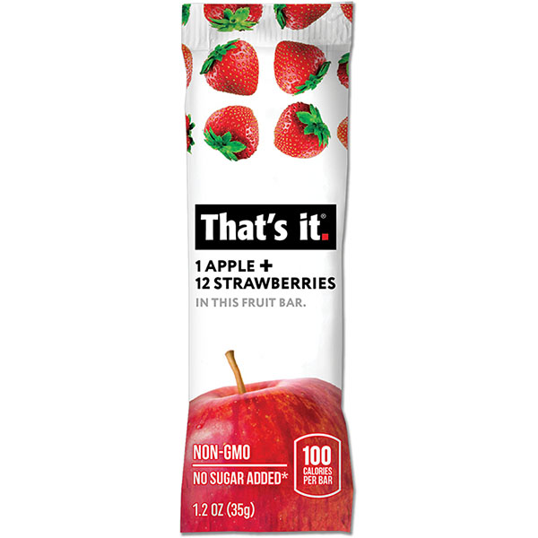 Apple + Strawberries Bar